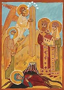 Commemoration of the apparition of the Pillar with the Robe of the Lord under it at Mtskheta in Georgia